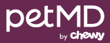 Логотип PetMD — ветеринарный справочник о здоровье собак